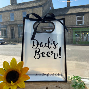 Personalised Dad's Beer Gift Bag