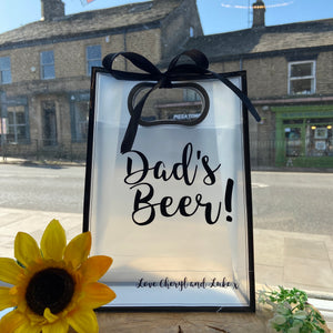 Personalised Dad's Beer Gift Bag