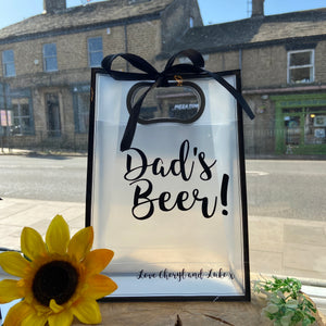 Personalised Dad's Beer Gift Bag
