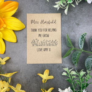 Teacher Gift - Bee Friendly Seed Packets