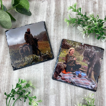 Load image into Gallery viewer, £5.00 Special Offer! Dog Mum / Dog Dad Slate Coaster
