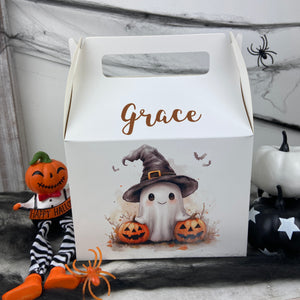 Personalised Halloween Ghost Gift Box