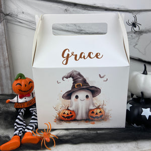 Personalised Halloween Ghost Gift Box