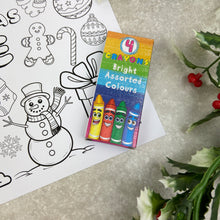 Load image into Gallery viewer, Personalised Christmas Colouring Placemat
