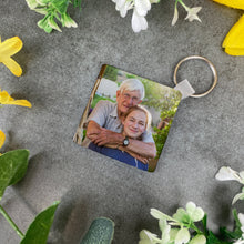Load image into Gallery viewer, Daddy Personalised Keyring - I love you to the moon and back
