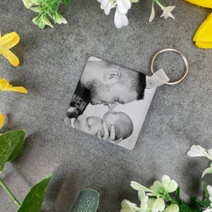 Daddy Personalised Keyring - I love you to the moon and back