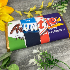 Happy Mother's Day Auntie Chocolate Bar-The Persnickety Co