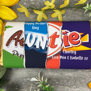 Happy Mother's Day Auntie Chocolate Bar