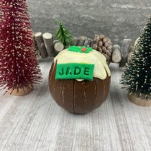 Load image into Gallery viewer, Personalised Christmas pudding Chocolate Orange-The Persnickety Co
