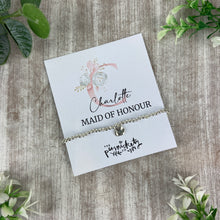 Load image into Gallery viewer, Personalised Bridesmaid Initial Bracelets
