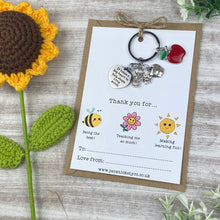 Load image into Gallery viewer, Thank You For... It Takes A Big Heart Keyring
