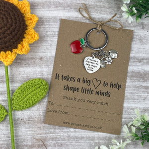 It Takes A Big Heart Keyring-The Persnickety Co