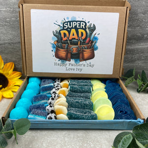 Super Dad Personalised Sweet Box