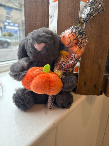 🎃 Halloween Bunny Gift Set – Plush Toy & Spooky Sweet Cone-The Persnickety Co