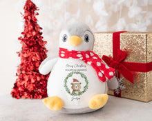 Load image into Gallery viewer, Personalised Christmas Teddy  Present
