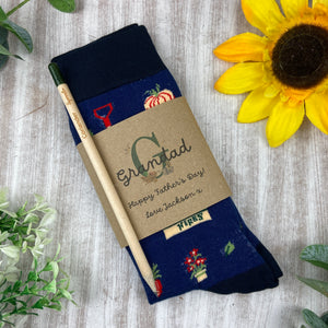 Gardening Design Socks With Plantable Pencil!