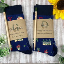 Load image into Gallery viewer, Gardening Design Socks With Plantable Pencil!
