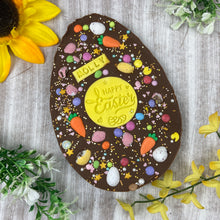 Load image into Gallery viewer, Personalised Belgian Chocolate Flat Easter Egg
