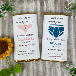 Personalised Exam Chocolate Bar
