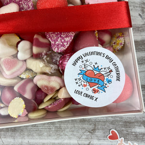 Personalised Valentine's Sweets - Happy Valentine's Day