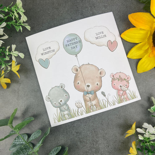 Father's Day Teddy Bear Card-The Persnickety Co