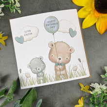 Load image into Gallery viewer, Father&#39;s Day Teddy Bear Card
