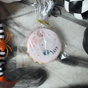Personalised Halloween Ghost Biscuit