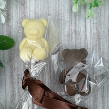 Load image into Gallery viewer, Chocolate Teddy Bear Lollipop
