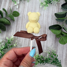 Load image into Gallery viewer, Chocolate Teddy Bear Lollipop
