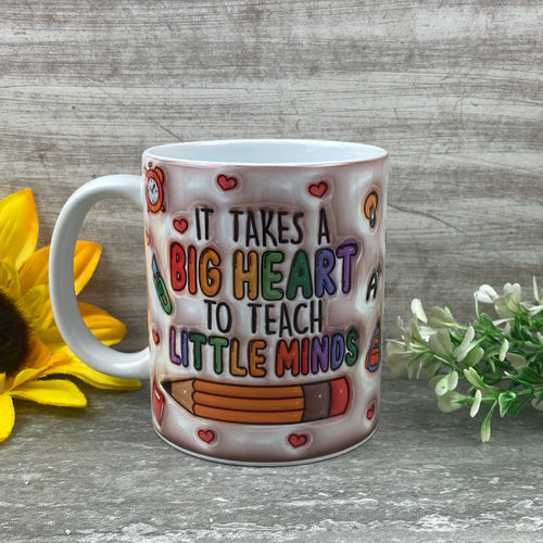 It Takes A Big Heart... Teacher Mug-The Persnickety Co