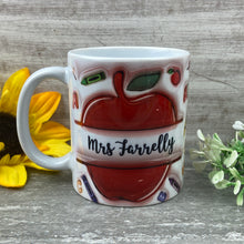 Load image into Gallery viewer, It Takes A Big Heart... Teacher Apple Mug-The Persnickety Co
