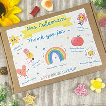 Load image into Gallery viewer, Teacher Gift Thank You For.... Sweet Box
