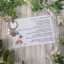 Load image into Gallery viewer, Rainbow Bridge Pet Memorial Keyring
