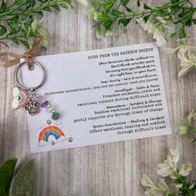 Load image into Gallery viewer, Rainbow Bridge Pet Memorial Keyring
