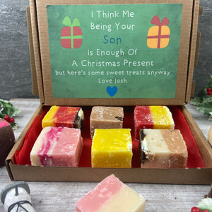 Being Your Son Is Enough Of A Christmas Gift Fudge Box-The Persnickety Co