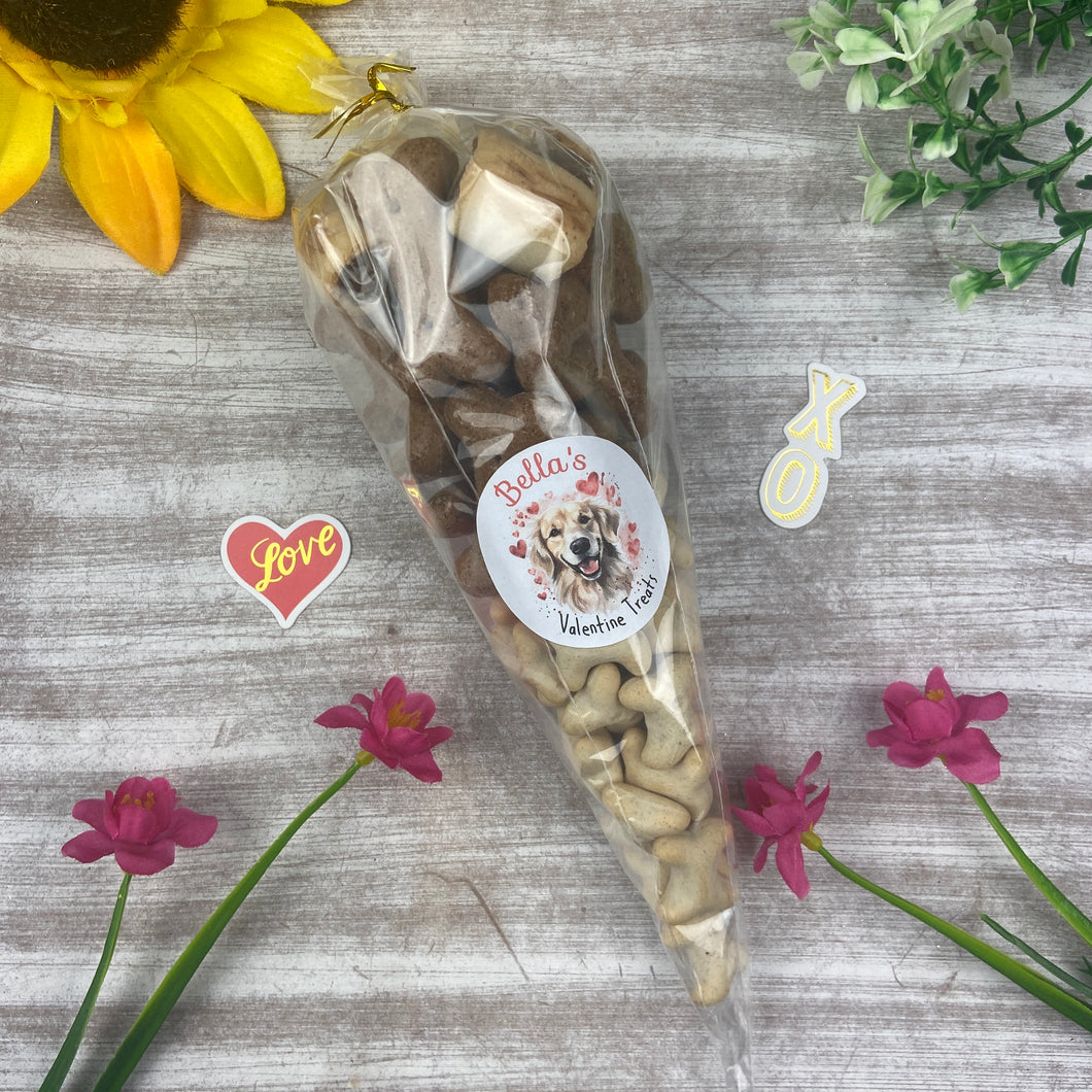 Valentine Dog Treat Cone-The Persnickety Co