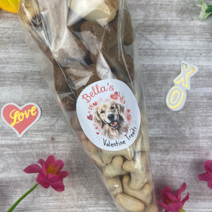 Valentine Dog Treat Cone
