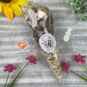 Valentine Dog Treat Cone