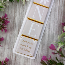 Load image into Gallery viewer, Personalised Daisy Birthday Chocolate Favours

