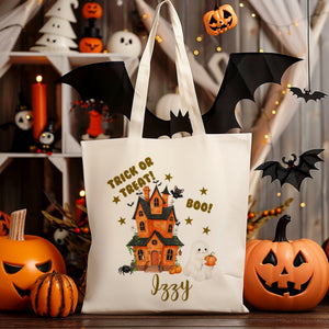 Personalised Haunted House Boo Bag 🎃👻