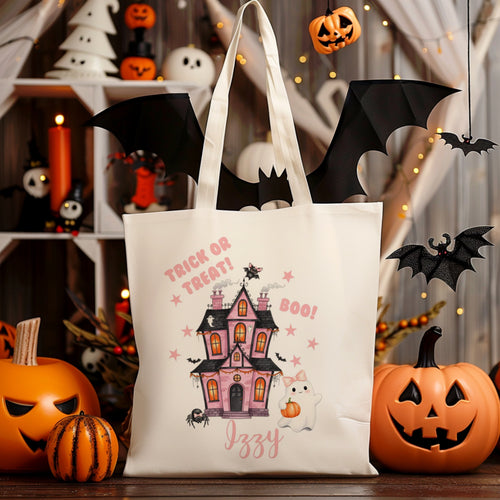 Personalised Haunted House Boo Bag 🎃👻-The Persnickety Co