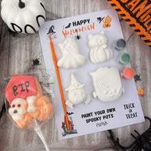 Load image into Gallery viewer, Halloween Paint Your Own Spooky Pots – £5 Fiver Friday
