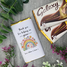 Load image into Gallery viewer, Thank You For Helping Me Grow-Teacher Chocolate Bar-The Persnickety Co

