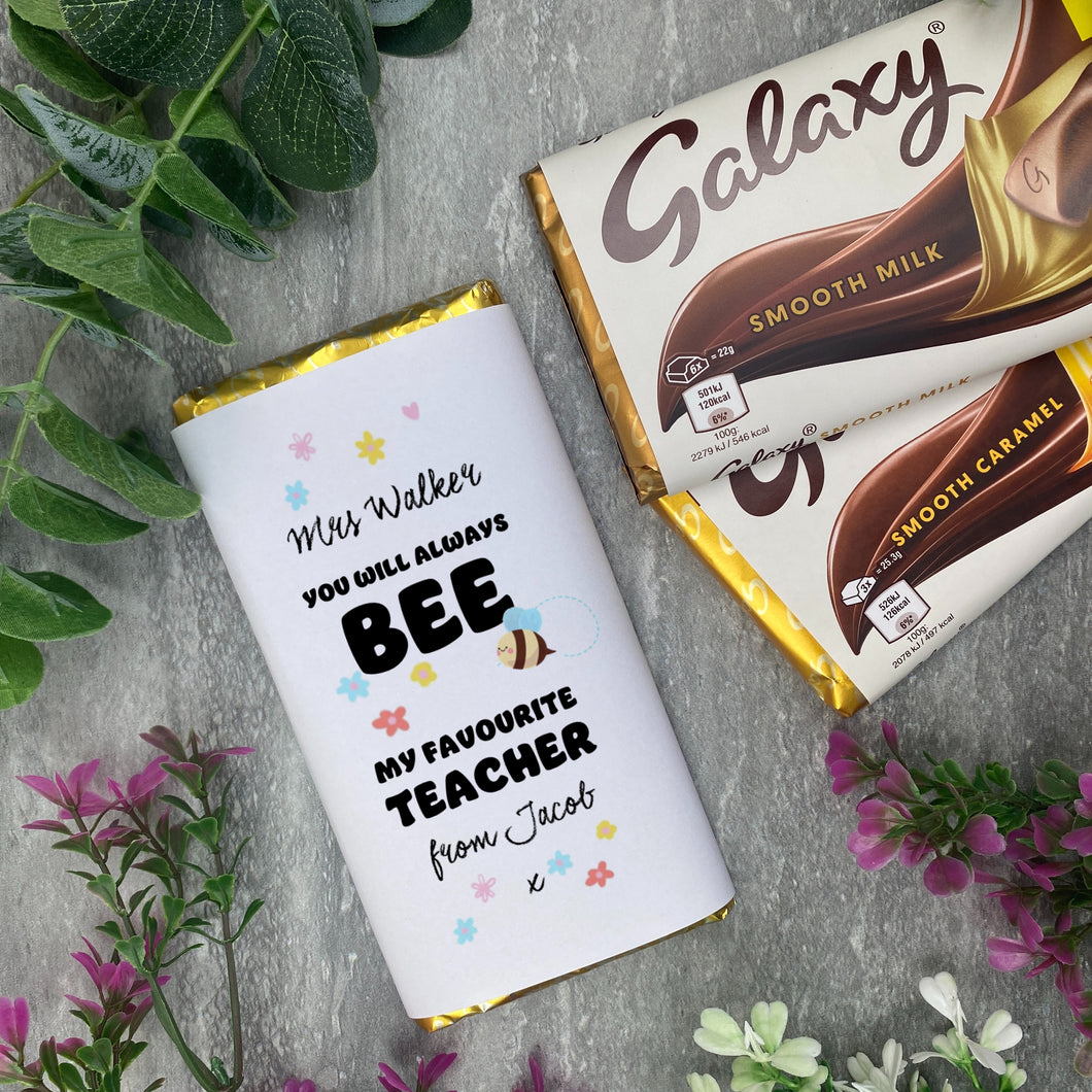 You Will Always Bee My Favourite Teacher - Chocolate Bar-The Persnickety Co
