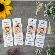 Load image into Gallery viewer, Personalised Nursery Graduation Bookmark-The Persnickety Co
