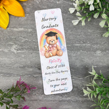 Load image into Gallery viewer, Personalised Nursery Graduation Bookmark
