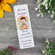 Load image into Gallery viewer, Personalised Nursery Graduation Bookmark
