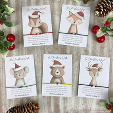 Load image into Gallery viewer, Set of 5 Little Wish Bracelets - Festive Friends
