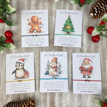Load image into Gallery viewer, Set of 5 Little Christmas Wish Bracelets
