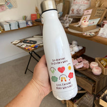 Load image into Gallery viewer, Less Talking More Walking Water Bottle!
